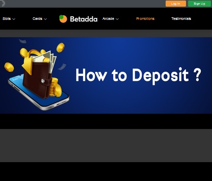 betada how deposit